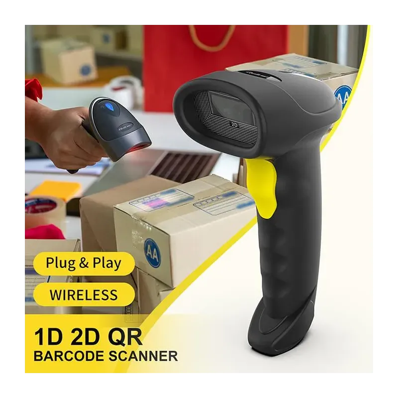 Czytnik kodów kreskowych Qoltec i QR | 1D 2D | USB | | PartsPC.pl