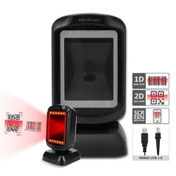 Czytnik kodów kreskowych Qoltec | stacjonarny | 1D i 2D | PartsPC.pl