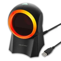 Czytnik kodów kreskowych Qoltec 1D | 2D | stacjonarny | PartsPC.pl