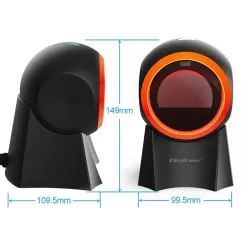 Czytnik kodów kreskowych Qoltec 1D | 2D | stacjonarny | PartsPC.pl