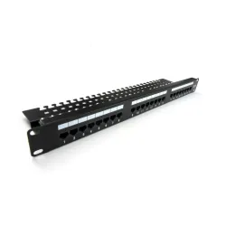 Patch panel DIGITUS 19" 24x RJ45 UTP kat. 5e z tacką | PartsPC.pl