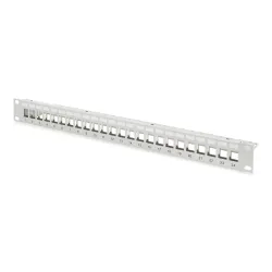 Patch panel pusty DIGITUS 19" 24 port 1U do modułów | PartsPC.pl