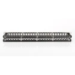 Patch panel pusty DIGITUS 19" 48 port 1U do modułów | PartsPC.pl