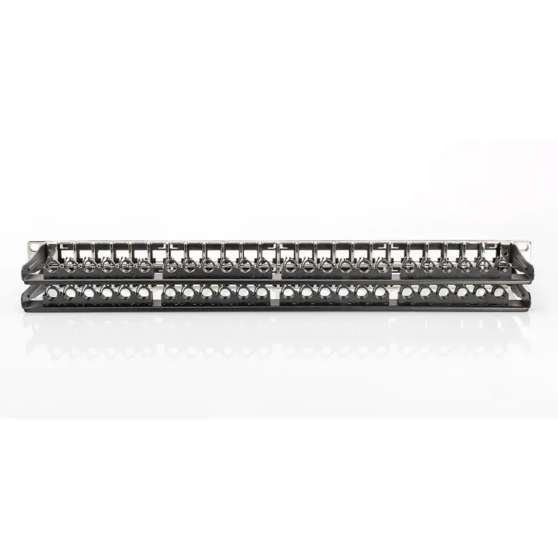 Patch panel pusty DIGITUS 19" 48 port 1U do modułów | PartsPC.pl