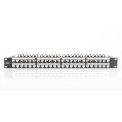 Patch panel pusty DIGITUS 19" 48 port 1U do modułów | PartsPC.pl