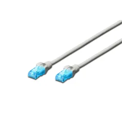 Patchcord DIGITUS UTP kat. 5e 15m PVC szary | PartsPC.pl