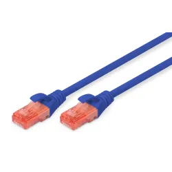 Patchcord DIGITUS UTP kat. 6 2m PVC niebieski | PartsPC.pl