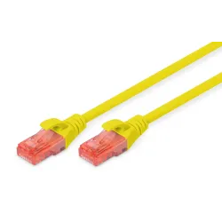 Patchcord DIGITUS UTP kat. 6 2m PVC żółty | PartsPC.pl