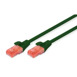 Patchcord DIGITUS UTP kat. 6 5m PVC zielony | PartsPC.pl