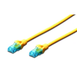 Patchcord DIGITUS UTP kat. 5e 1,5m PVC żółty | PartsPC.pl