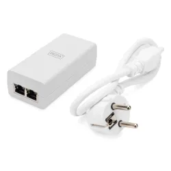 Zasilacz/Adapter PoE+ DIGITUS 802.3at max. 52V 30W | PartsPC.pl