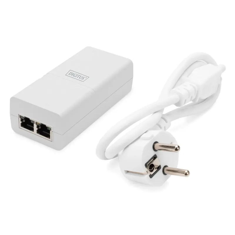 Zasilacz/Adapter PoE+ DIGITUS 802.3at max. 52V 30W | PartsPC.pl