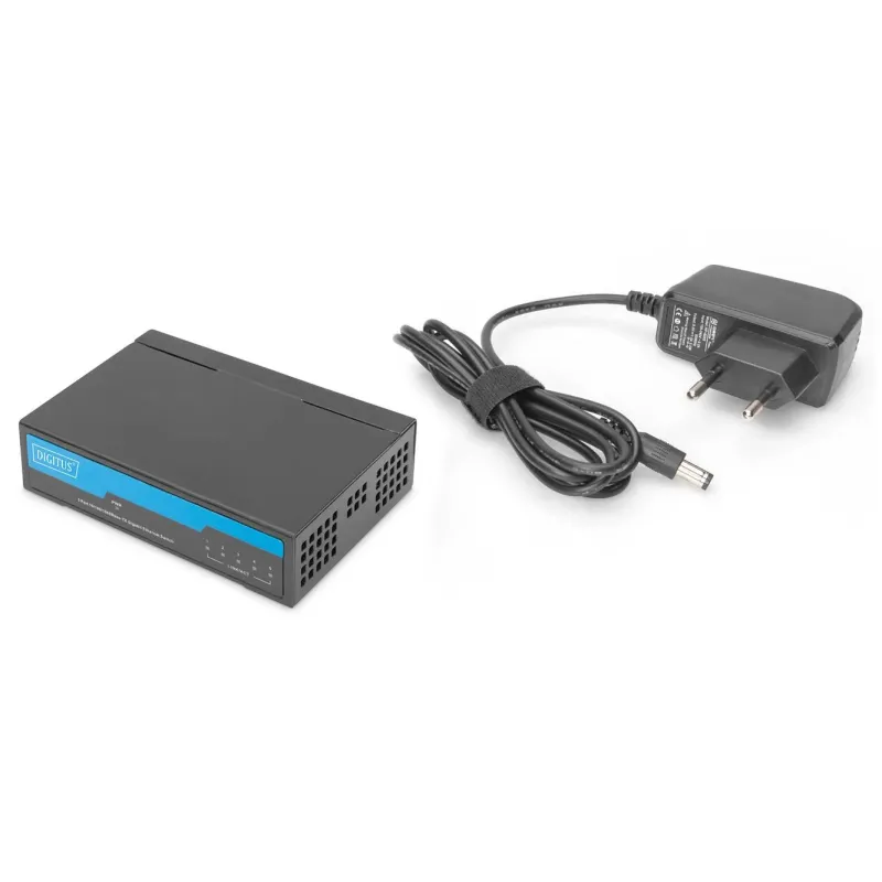 Switch niezarządzalny DIGITUS 5-portowy Gigabit Ethernet | PartsPC.pl