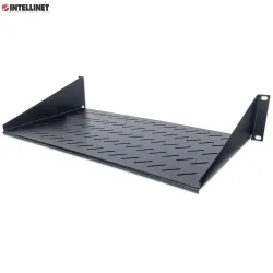 Półka do szafy 19" Intellinet 250mm 2U perforowana, | PartsPC.pl