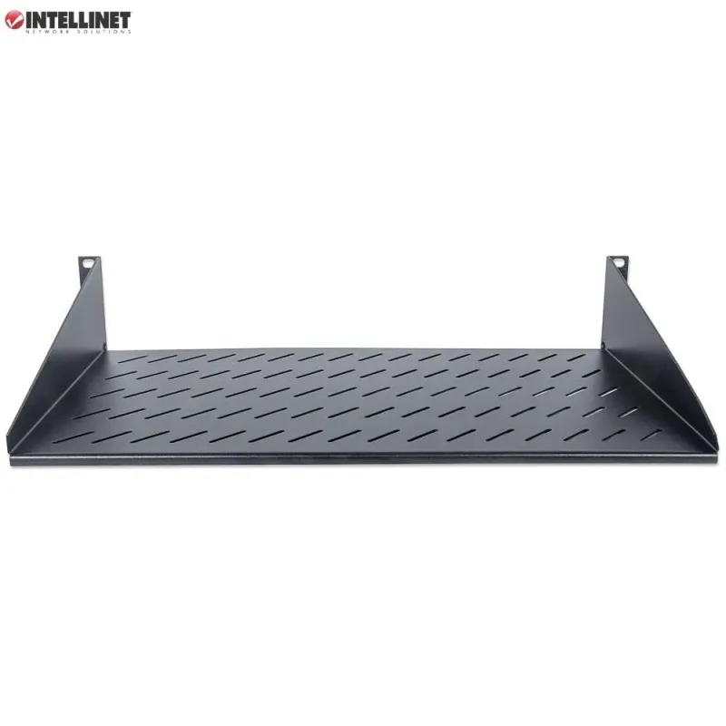 Półka do szafy 19" Intellinet 250mm 2U perforowana, | PartsPC.pl