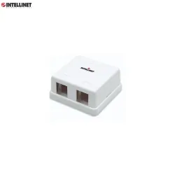 Obudowa gniazda Intellinet natynkowa Keystone, 2 porty, | PartsPC.pl