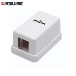 Obudowa gniazda Intellinet natynkowa Keystone, 1 port, | PartsPC.pl