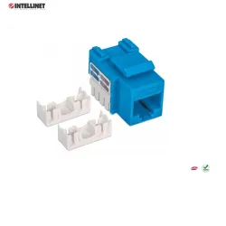 Moduł Keystone Intellinet RJ45 UTP Cat.6, niebieski | PartsPC.pl