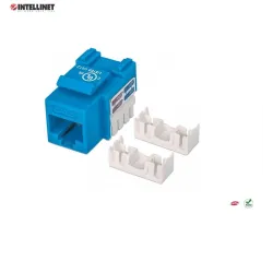 Moduł Keystone Intellinet RJ45 UTP Cat.6, niebieski | PartsPC.pl