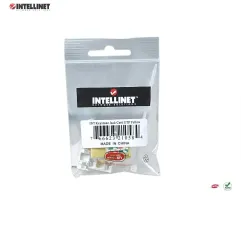 Moduł Keystone Intellinet RJ45 UTP Cat.6, żółty | PartsPC.pl