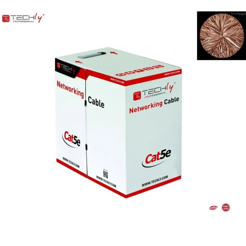 Kabel instalacyjny 100% miedź Intellinet skrętka Cat5e | PartsPC.pl