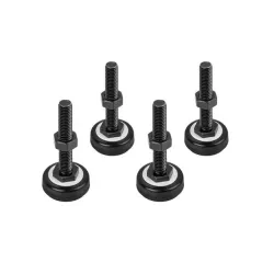 Zestaw 4 nóżek poziomujących M10 Lanberg do szaf Rack | PartsPC.pl