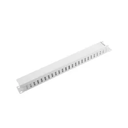 Organizer kabli Lanberg AK-1201-S 19" 1U z zaślepką - | PartsPC.pl