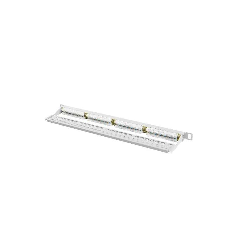 Patch panel Lanberg PPU6-0024-S 24 port 0.5U kat.6 szary | PartsPC.pl