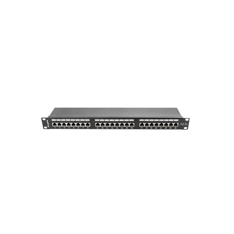 Patch panel Lanberg PPS5-1024-B 24 port 1U kat.5e | PartsPC.pl