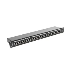 Patch panel Lanberg PPS5-1024-B 24 port 1U kat.5e | PartsPC.pl