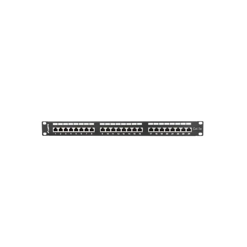 Patch panel Lanberg PPS5-1024-B 24 port 1U kat.5e | PartsPC.pl