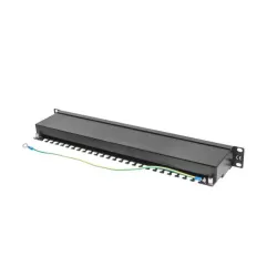 Patch panel Lanberg PPS5-1024-B 24 port 1U kat.5e | PartsPC.pl