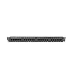 Patch panel Lanberg PPU6-1024-B 24 port 1U kat.6 czarny | PartsPC.pl