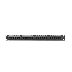 Patch panel Lanberg PPU6-1024-B 24 port 1U kat.6 czarny | PartsPC.pl