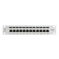 Patch panel Lanberg PPF6-9012-S 12 port 1U 10" kat.6... | PartsPC.pl