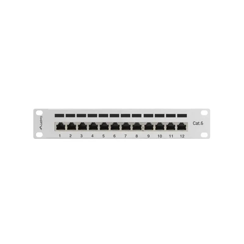 Patch panel Lanberg PPF6-9012-S 12 port 1U 10" kat.6... | PartsPC.pl