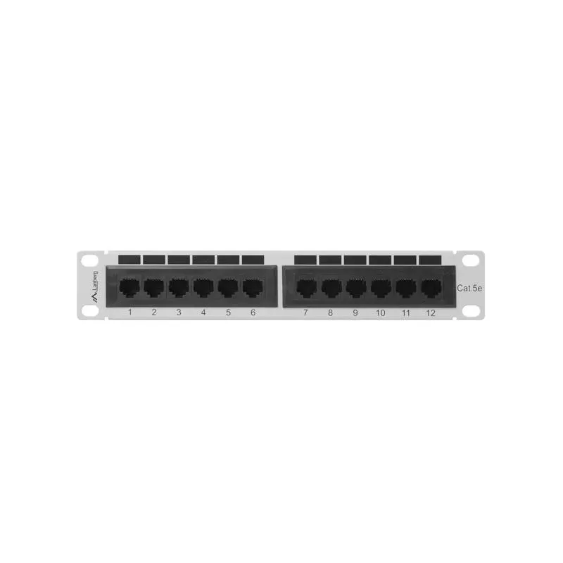 Patch panel Lanberg PPU5-9012-S 12 port 1U 10" kat.5e | PartsPC.pl