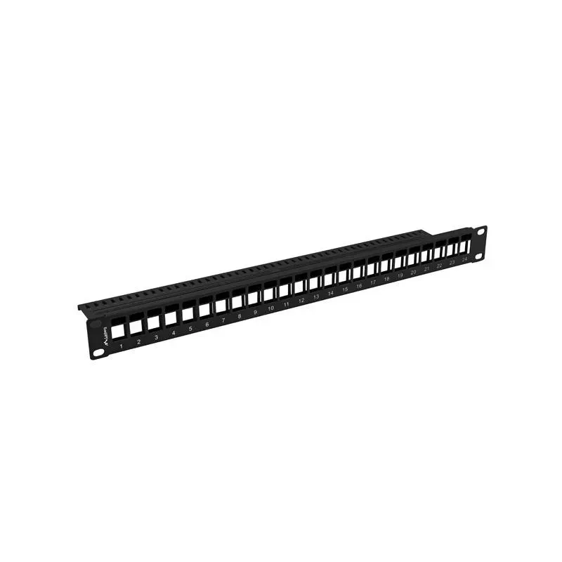 Patch panel pusty Lanberg PPKS-1024-B 24 port 1U 19" do | PartsPC.pl