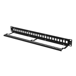 Patch panel pusty Lanberg PPKS-1024-B 24 port 1U 19" do | PartsPC.pl