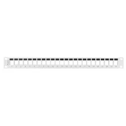 Patch panel pusty Lanberg PPKS-1024-S 24 port 1U 19" do | PartsPC.pl