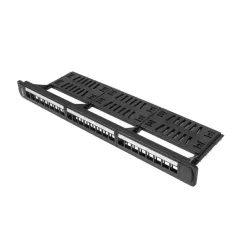 Patch panel pusty Lanberg PPKS-1124-B 24 port 1U 19" z | PartsPC.pl