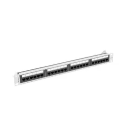 Patch panel Lanberg 24 port 1U kat.6A szary | PartsPC.pl