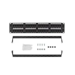 Patch panel Lanberg PPU5-2048-B 48 port 2U 19" kat.5e... | PartsPC.pl