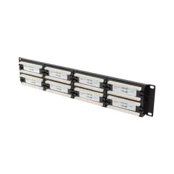 Patch panel Lanberg PPU6-2048-B 48 port 2U 19" kat.6 | PartsPC.pl