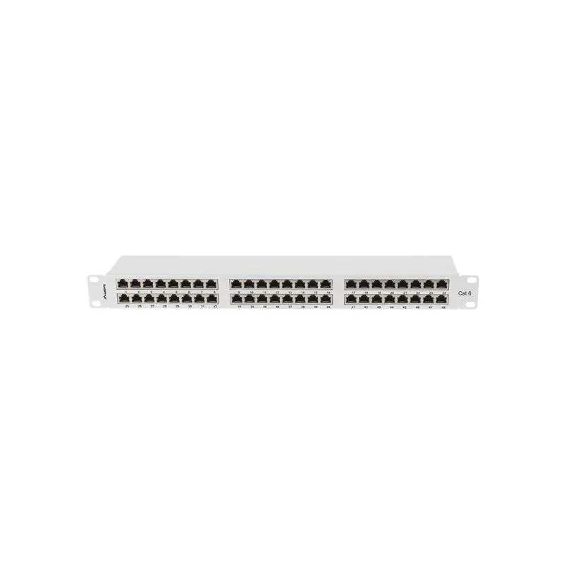 Patch panel Lanberg PPS6-1048-S 48 port 1U 19" kat.6 FTP | PartsPC.pl