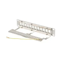 Patch panel pusty Lanberg 12 Port 1U 10" FTP z | PartsPC.pl