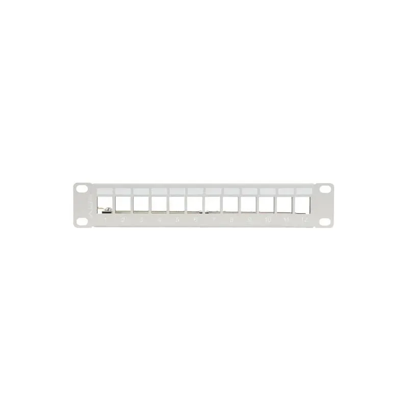 Patch panel pusty Lanberg 12 Port 1U 10" FTP z | PartsPC.pl