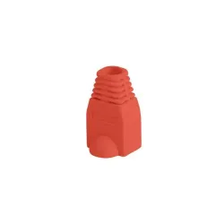 Osłonka na wtyk RJ45 Lanberg 100 szt czerwona | PartsPC.pl