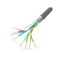Kabel FTP Lanberg 100Mb/s 100m linka CCA szary | PartsPC.pl