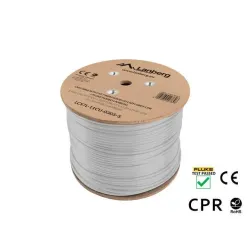 Kabel SFTP Lanberg kat. 7 305m drut CU szary CPR+ fluke | PartsPC.pl